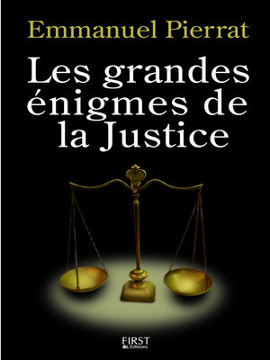 cover image of Les grandes énigmes de la justice